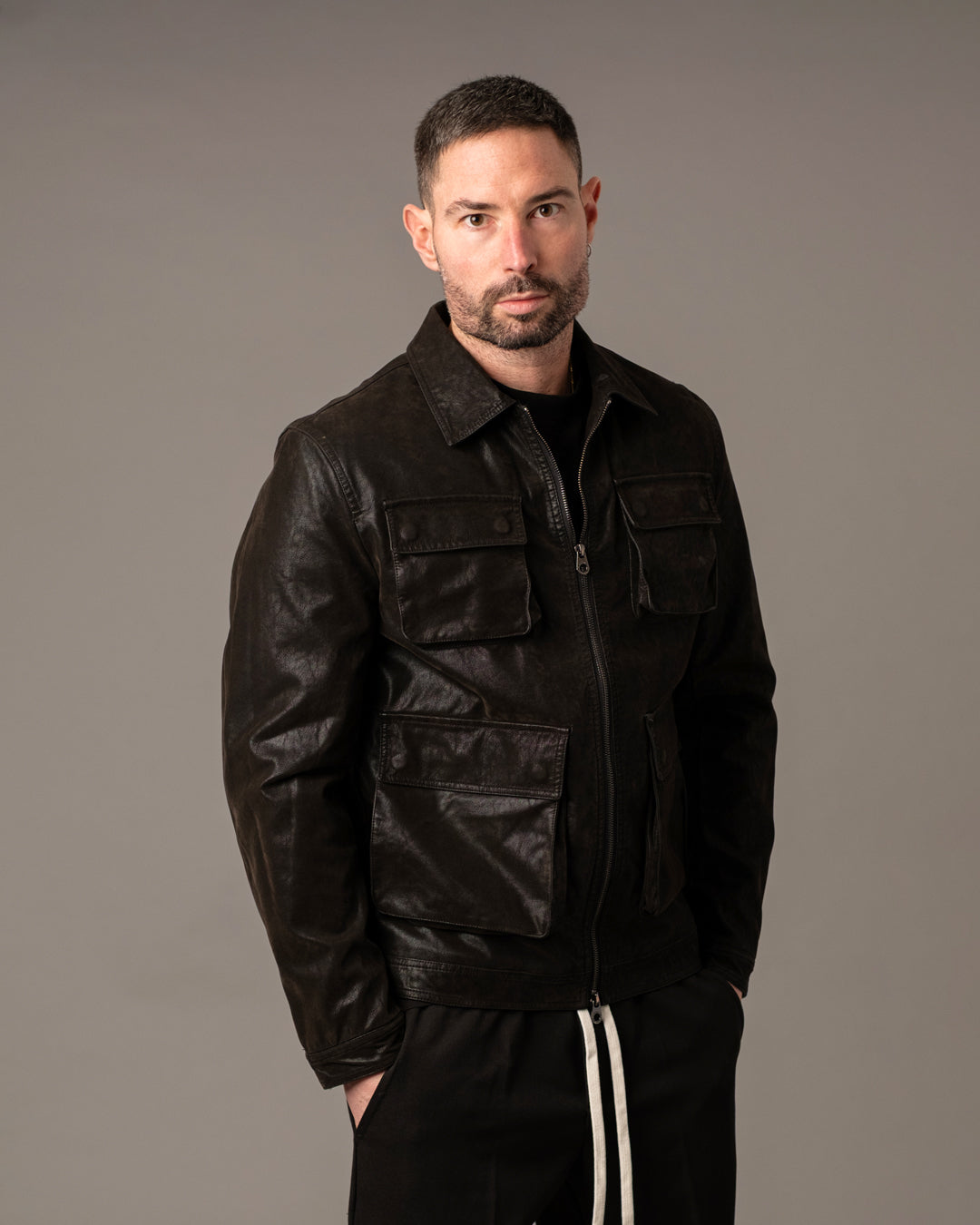 Giubbotto collo camicia