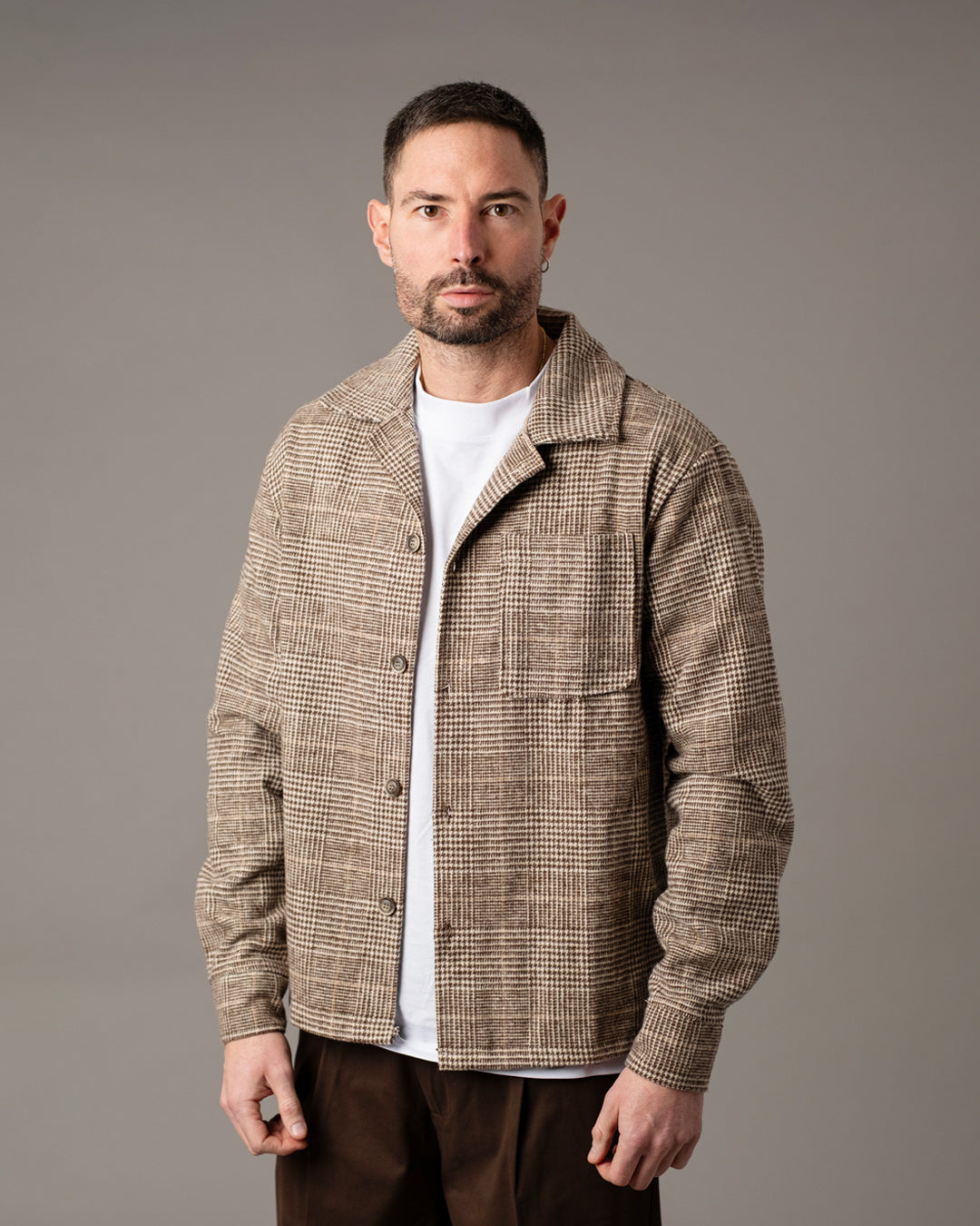 Giacca camicia check regular